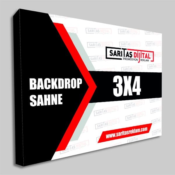 3x3 Backdrop Sahne